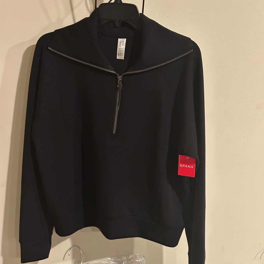 COPY - Spanx air essentials half zip jacket!